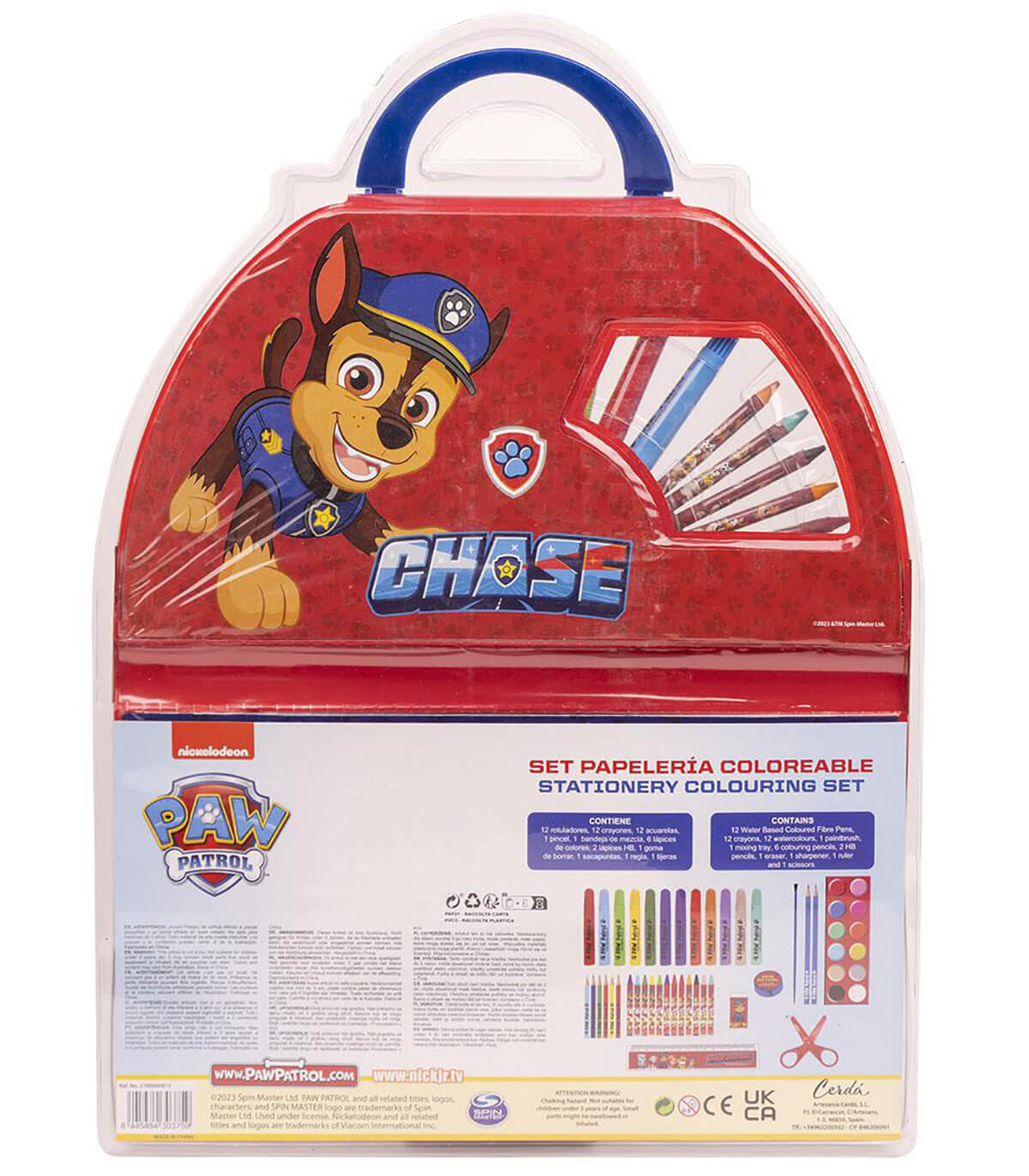 ΣΕΤ ΖΩΓΡΑΦΙΚΗΣ ΜΑΘΗΤΗ 50 ΤΕΜΑΧΙΩΝ ΣΕ BLISTER PAW PATROL Cerda