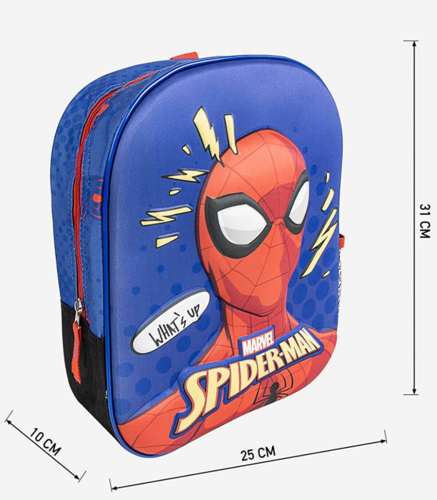 CHILDREN'S 3D SPIDERMAN BACKPACK 31X25 CM Cerda