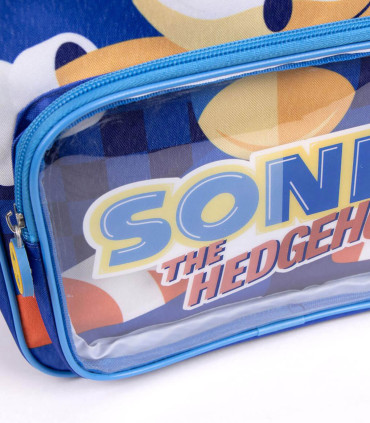 CHILDREN'S BACKPACK WITH FRONT POCKET SONIC 32X28 CM Cerda