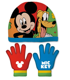 CHILDREN'S HAT WITH GLOVES MICKEY 48/51 Arditex