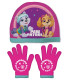 CHILDREN'S HAT WITH GLOVES PAW PATROL GIRL 48/51 Arditex