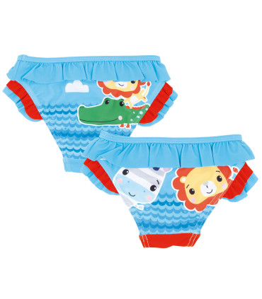 GIRLS' FISHER PRICE SWIM BRIEFS 12-18-24 MONTHS Arditex