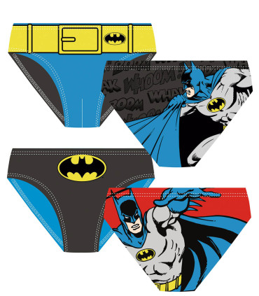 CHILDREN'S BATMAN SWIM BRIEFS 4-6-8 YEARS Arditex