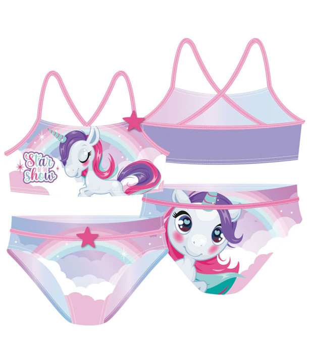 CHILDREN'S 2-PIECE SWIMSUIT UNICORN 2-4-6 YEARS Arditex