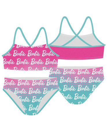 GIRLS' 2-PIECE SWIMSUIT BARBIE 4-6-8 YEARS Arditex