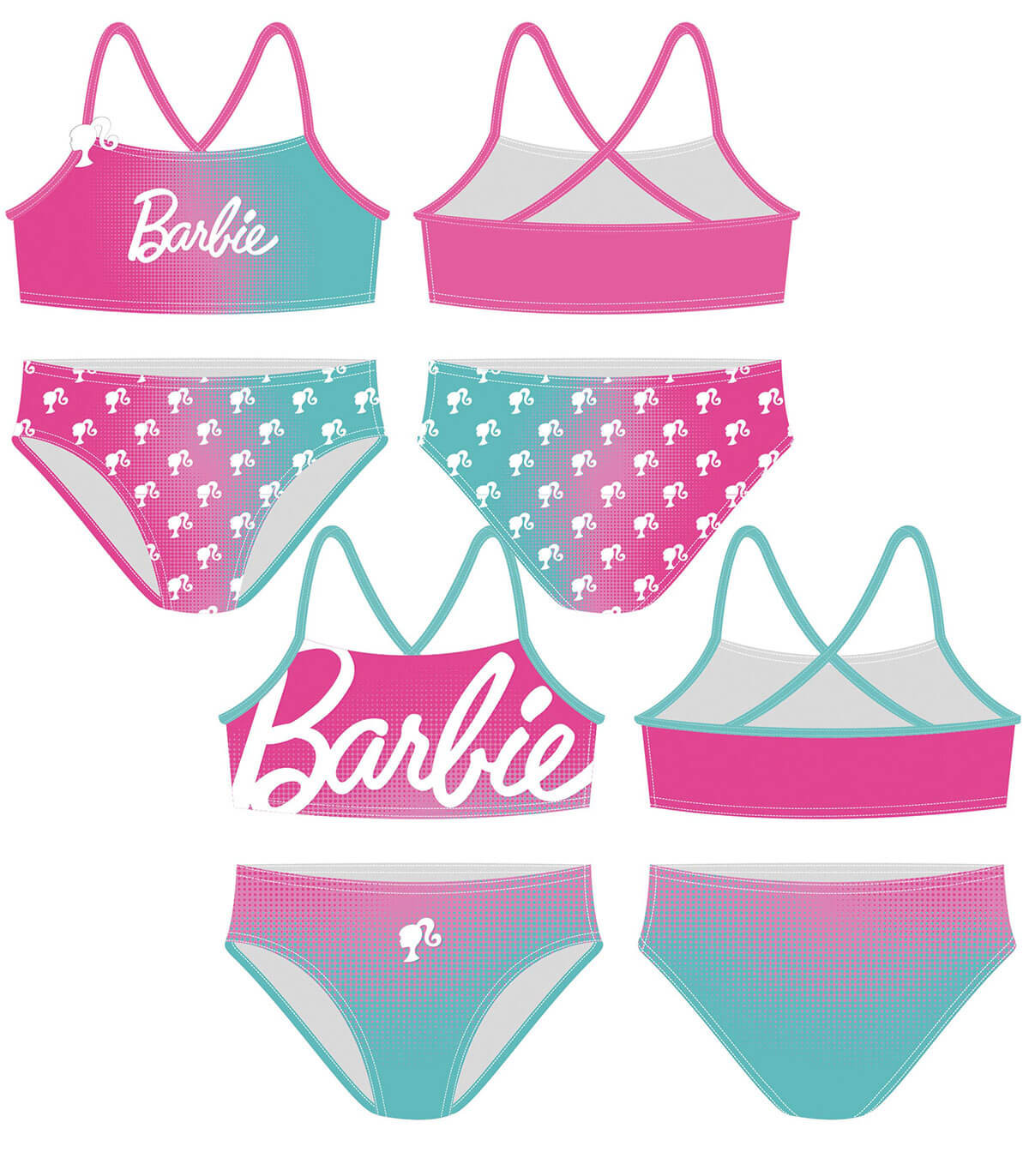 ΠΑΙΔΙΚΟ ΜΑΓΙΟ 2 ΤΕΜΑΧΙΩΝ BARBIE 2-4-6 ΕΤΩΝ. Arditex