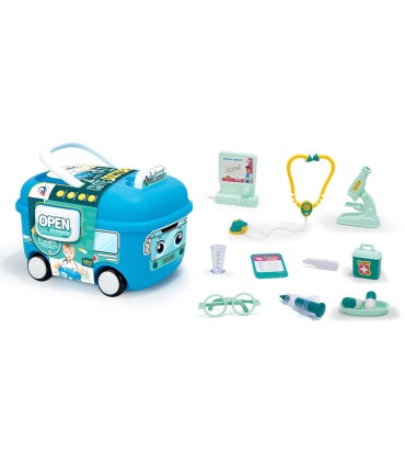 DOCTOR'S KIT IN A SUITCASE ON WHEELS Armtoys