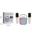 2 PCS. KARAOKE MICROPHONE WITH SPEAKER