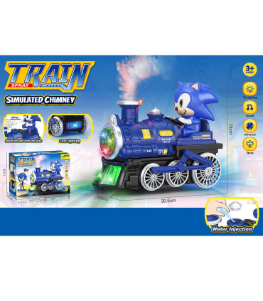 CHILDREN'S MUSICAL LOCOMOTIVE WITH SMOKE SONIC Armtoys