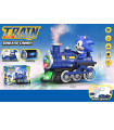 CHILDREN'S MUSICAL LOCOMOTIVE WITH SMOKE SONIC