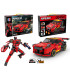 CHILDREN'S CONSTRUCTOR TRANSFORMER 2 IN 1, 335 PARTS RED Armtoys
