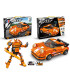 CHILDREN'S CONSTRUCTOR TRANSFORMER 2 IN 1, 354 PARTS ORANGE Armtoys