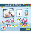 CHILDREN'S MAGNETIC CONSTRUCTOR STICKS 42-58 PIECES