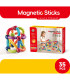 CHILDREN'S MAGNETIC CONSTRUCTOR STICKS 35 PIECES Armtoys