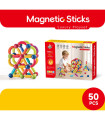 CHILDREN'S MAGNETIC CONSTRUCTOR STICKS 50 PIECES