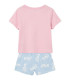 CHILDREN'S SUMMER PAJAMAS BLUEY PINK 3-6 YEARS. Cerda