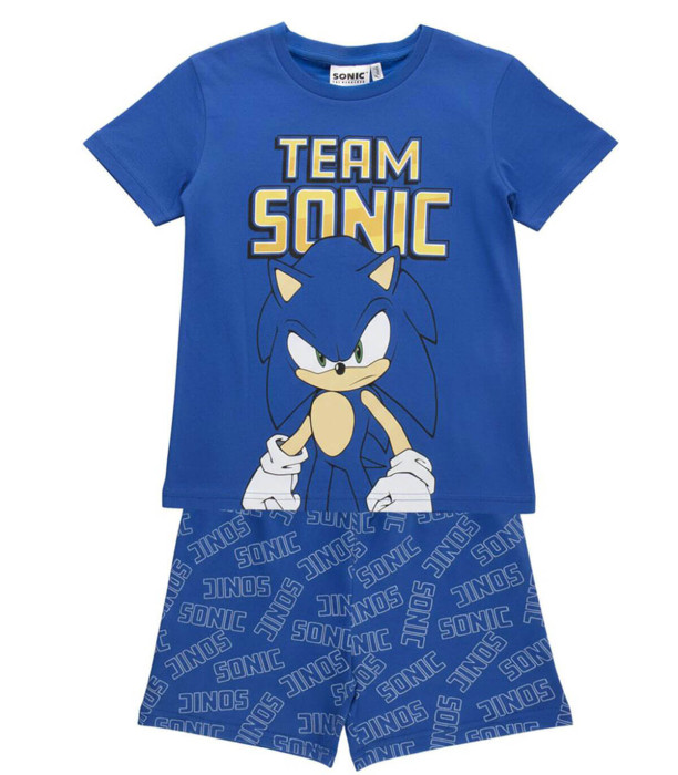 CHILDREN'S SUMMER PAJAMAS TEAM SONIC 4-10 YEARS Cerda
