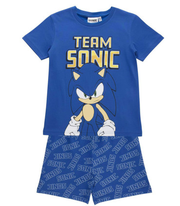 CHILDREN'S SUMMER PAJAMAS TEAM SONIC 4-10 YEARS Cerda