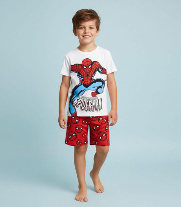 CHILDREN'S SUMMER PAJAMAS SPIDERMAN 3-8 YEARS Cerda