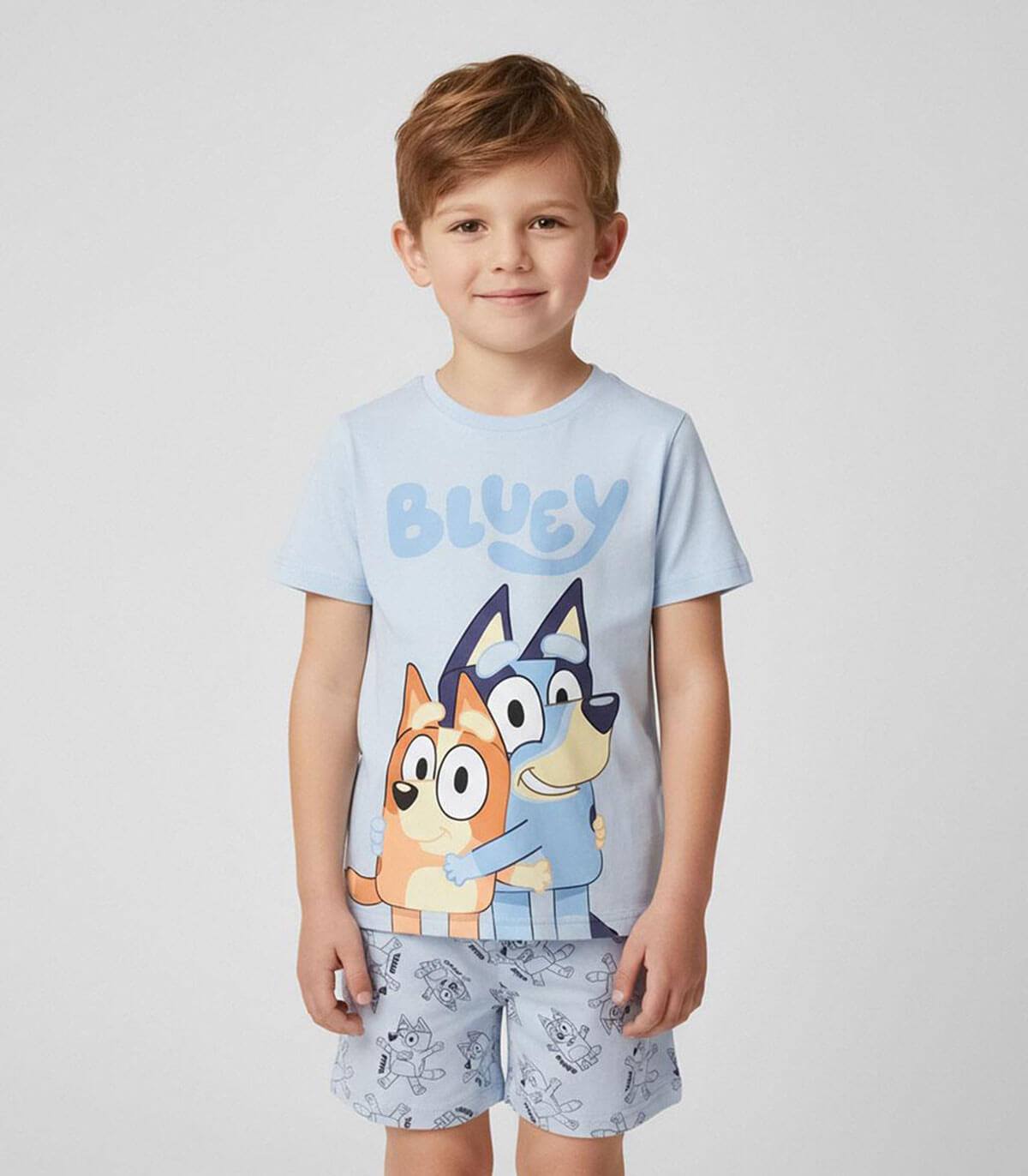 ΠΑΙΔΙΚΗ ΚΑΛΟΚΑΙΡΙΝΗ ΠΥΤΖΑΜΑ BLUEY ΜΠΛΕ 3-6 ΕΤΩΝ. Cerda