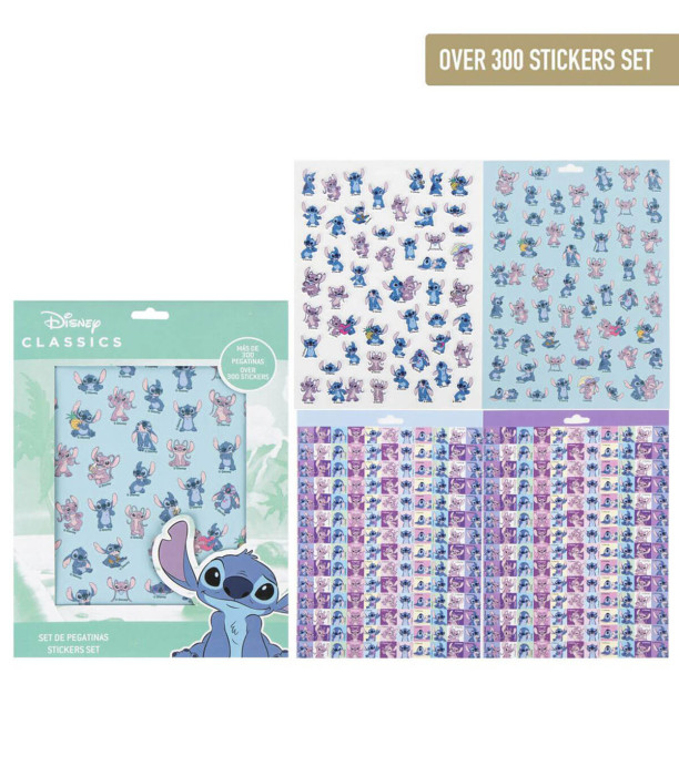 STICKERS 300 PCS STITCH Cerda