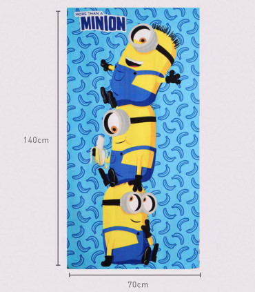 CHILDREN'S TOWEL MINIONS 70X140 CM Cerda