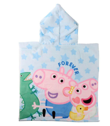 CHILDREN'S TOWEL PONCHO PEPPA PIG 55X54 CM Cerda