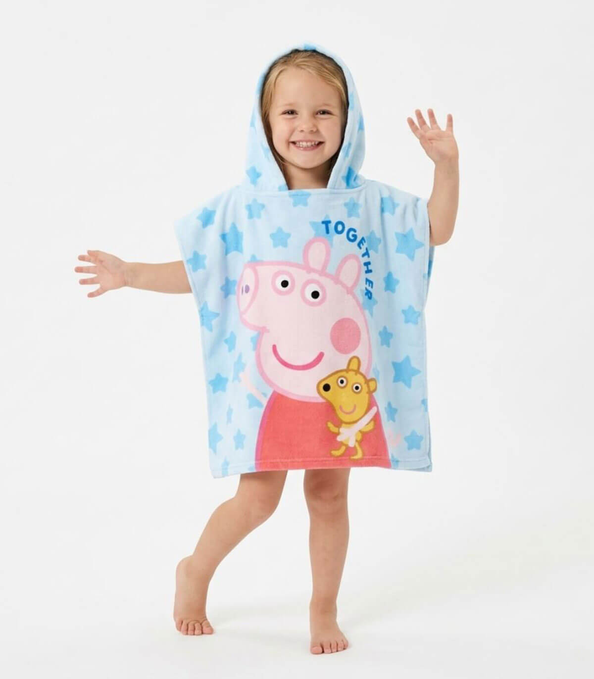 Παιδικό πετσετέ πόντσο Peppa Pig 55x54 εκ Cerda