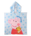 CHILDREN'S TOWEL PONCHO PEPPA PIG 55X54 CM