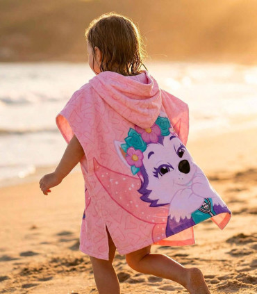 CHILDREN'S TOWEL PONCHO PAW PATROL SKY 55X54 CM Cerda