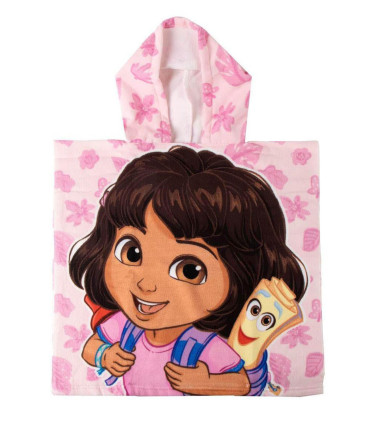 CHILDREN'S TOWEL PONCHO DORA 55X53 CM Cerda