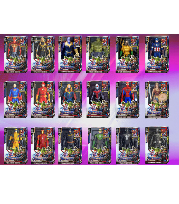 SUPERHERO FIGURES 16 TYPES - Heroes