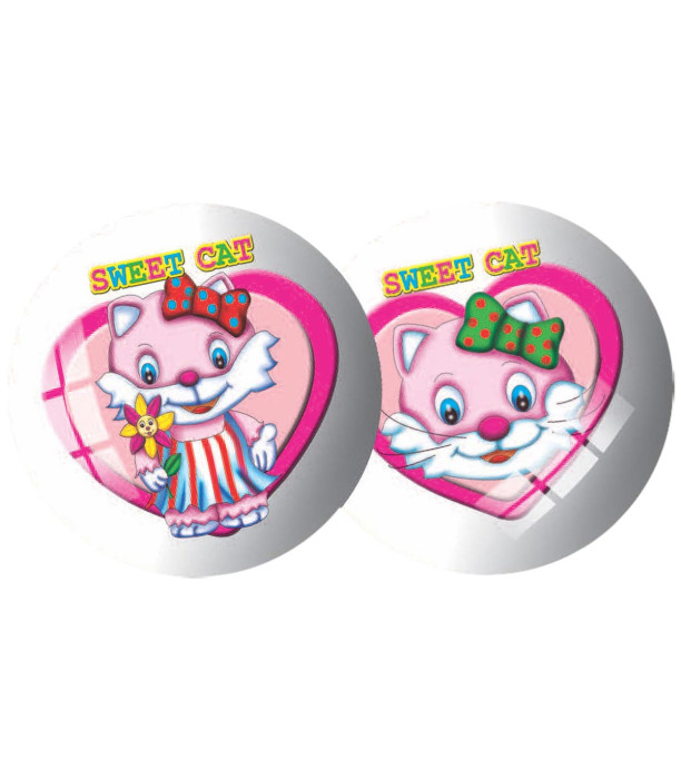 LARGE PVC BALL SWEET CAT 23 CM Dema-Stil