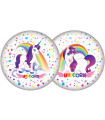 LARGE PVC UNICORN BALL 23 CM