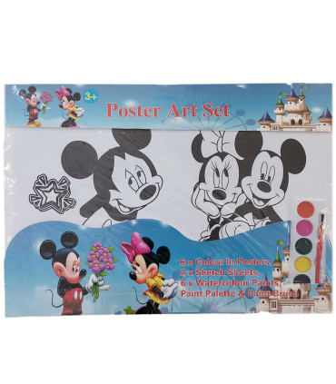 CHILDREN'S PAINTING SET WITH PAINTS SPIDER/ MICKEY Armtoys