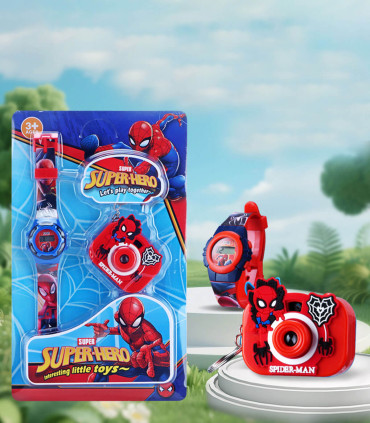 CAMERA WITH SPIDER CLOCK Armtoys