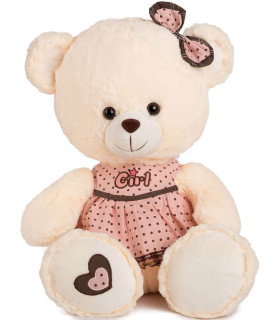 ΑΡΚΟΥΔΑΚΙ ΜΕ ΡΟΥΧΑ 2 ΤΥΠΩΝ 42 CM Amek toys