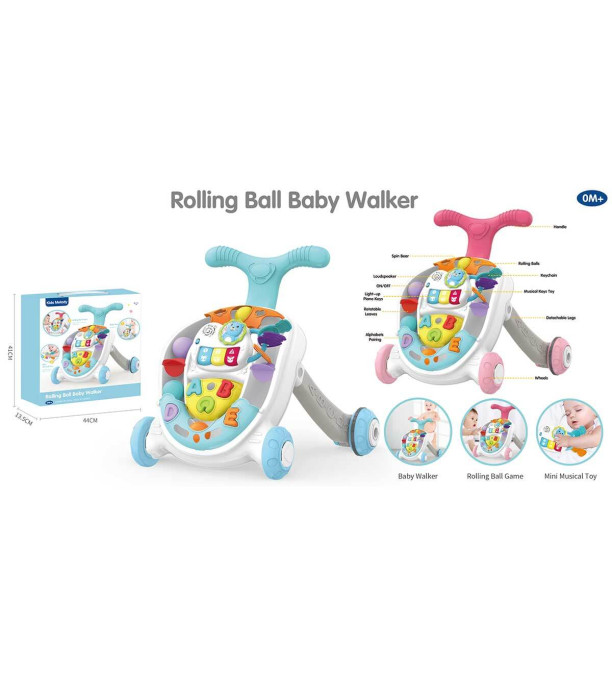 MUSICAL WALKER BEAR WITH BALLS Armtoys