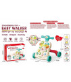 BABY MUSICAL WALKER WITH GEARS AND BASKET