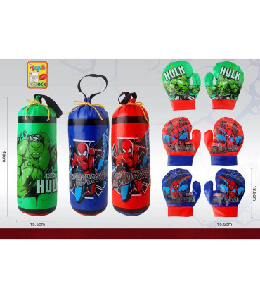 BOXING BAG SUPERHERO 46 CM 3 TYPES Armtoys