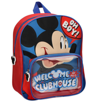 CHILDREN'S BACKPACK WITH FRONT POCKET 31 CM MICKEY MOUSE Cerda