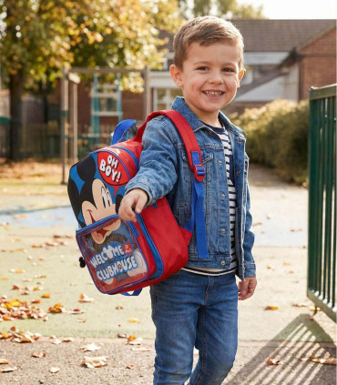CHILDREN'S BACKPACK WITH FRONT POCKET 31 CM MICKEY MOUSE Cerda