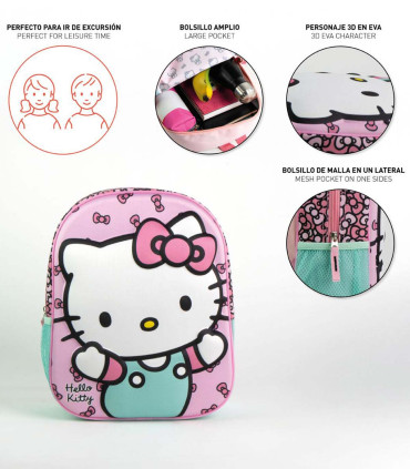 CHILDREN'S 3D BACKPACK 31 CM HELLO KITTY Cerda