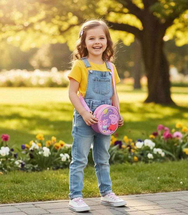 ROUND CHILDREN'S SHOULDER BAG PEPPA PIG