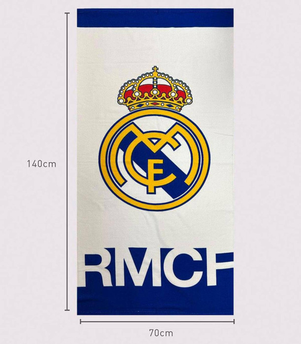 CHILDREN'S BEACH TOWEL 70X140 REAL MADRID