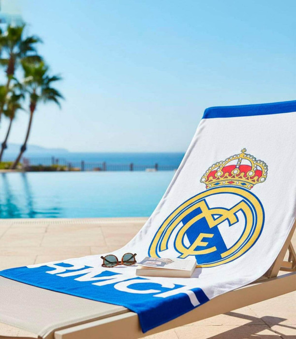 CHILDREN'S BEACH TOWEL 70X140 REAL MADRID