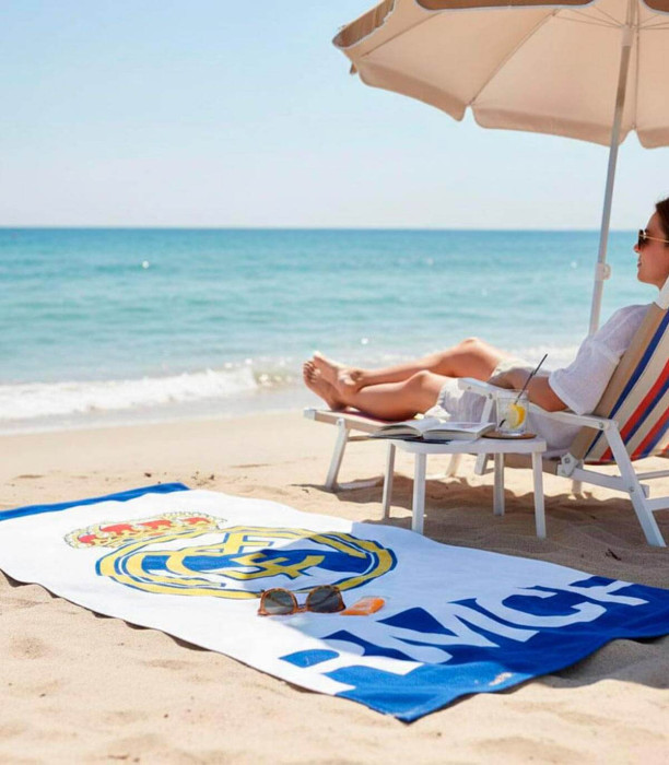 CHILDREN'S BEACH TOWEL 70X140 REAL MADRID