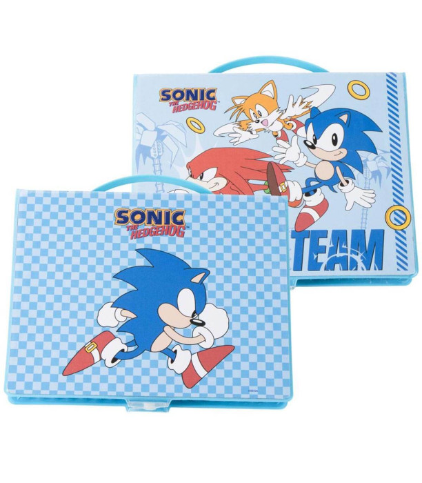 LARGE SONIC COLORING SET IN A BOX