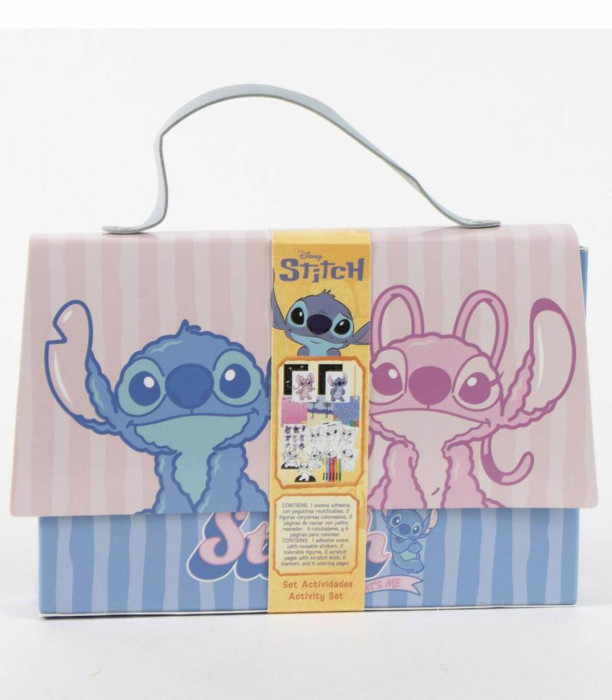 DRAWING SET IN A LADY'S HANDBAG STITCH