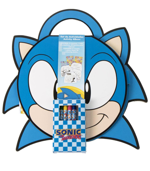 PASTEL COLORING SET IN A CARDBOARD BAG SONIC